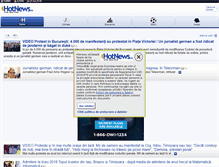 Tablet Screenshot of hotnews.ro